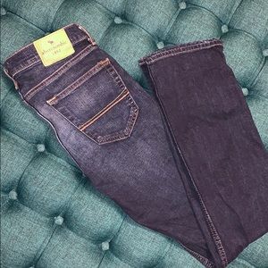 Abercrombie denim straight jeans